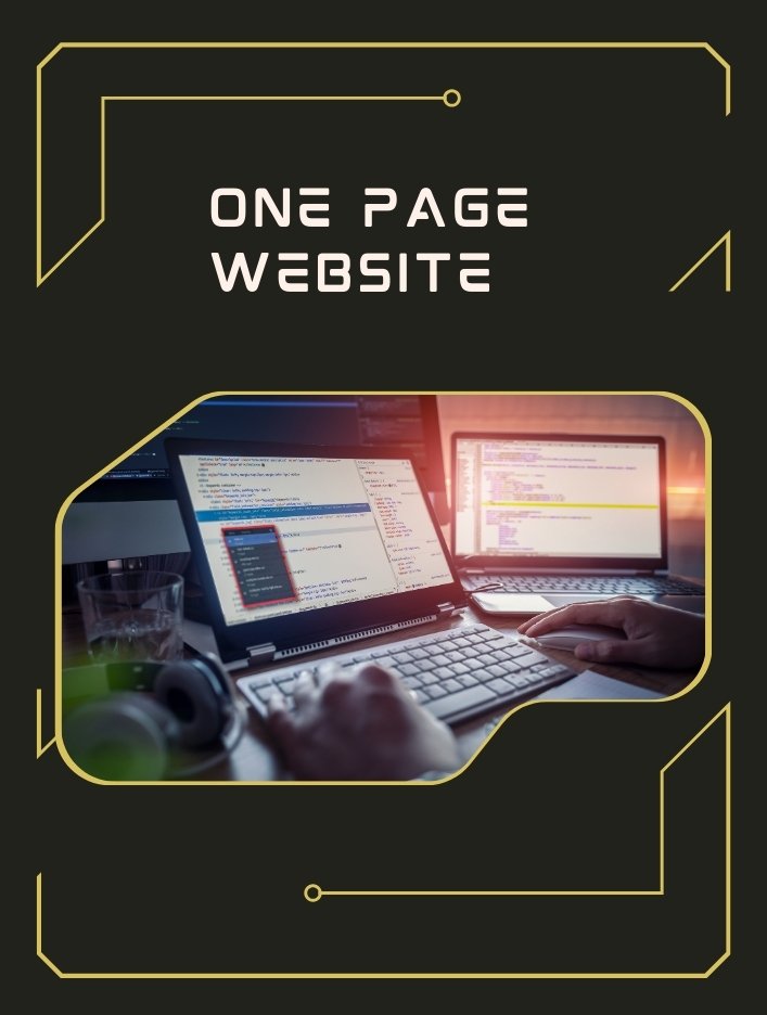 one page website design